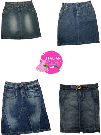 y2k drak fade denim midi lenght skirts