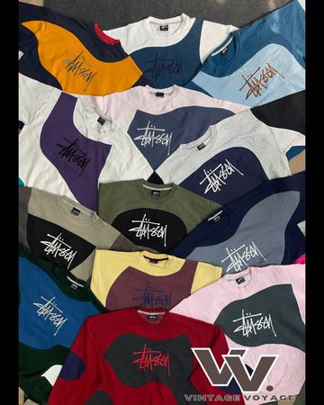Stussy reworked style patchwork hoodies #2212