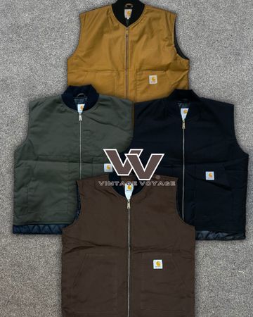 Carhartt reworked style mix colour gilets #2212