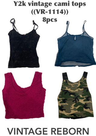 Y2K vintage Vibe Check: Vintage Cami Bundle (VR-1114)