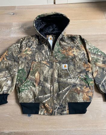 Carhartt rework style realtree hooded jackets