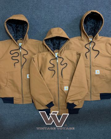 Carhartt reworked style tan active jackets #2212