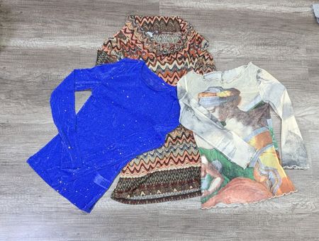 1616 - Unbranded Y2K Style Netzbluse