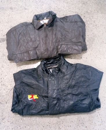 Veste en cuir sans marque