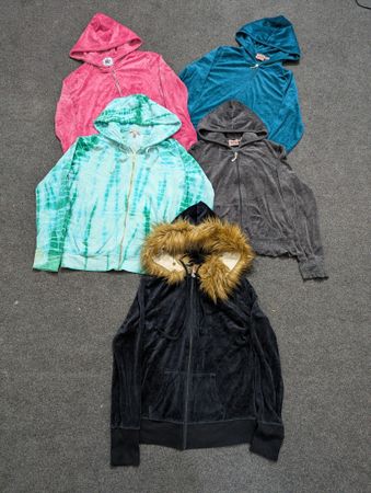 Vêtements à capuche zippés pour femmes Juicy Couture, 15 pièces, (J:001)
