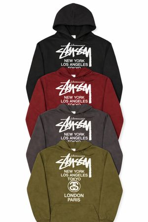 CR1063 Rework Style Stussy-Inspired Print Hoodie