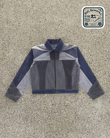 Upcycled Panelled Canvas Jacket