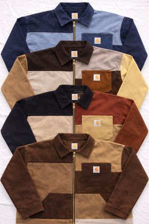 CR1064 Upcycled Men's Carhartt Patchwork Jacket