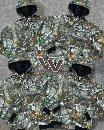 Carhartt reworked style real tree hooded jackets #2312