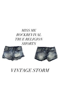 Miss Me True Religion Shorts