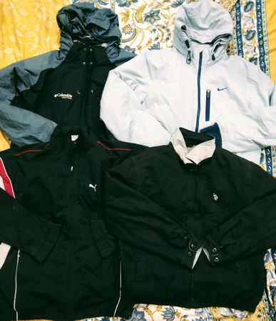Mix branded track jacket