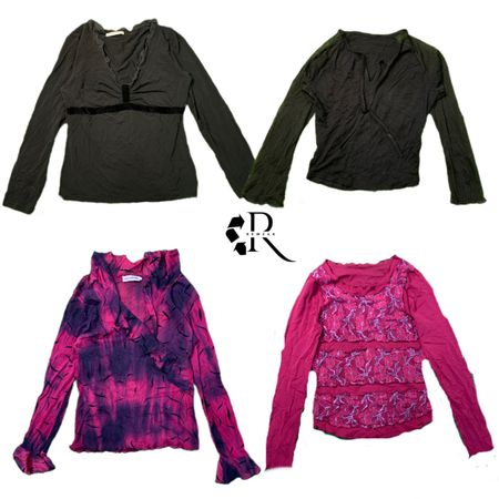 Y2K Romantic Vibe Printed Full sleeve Tops RW-1411