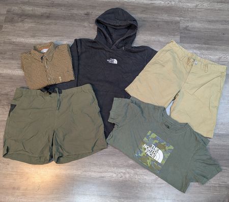 1667 ! The North Face & Columbia Shirt, Short, T-Shirt & Hoodie (Mix item)