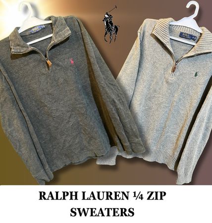 Premium Ralph Lauren 1/4 Zip sweaters