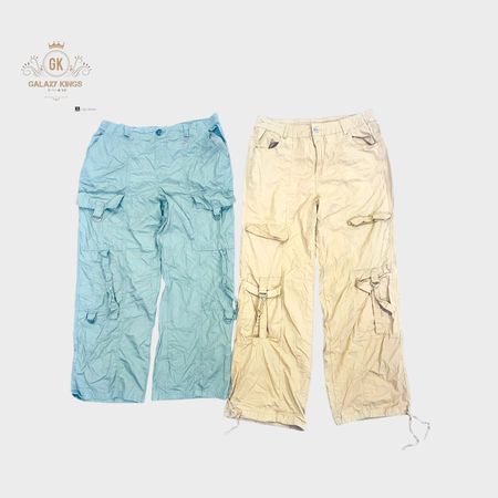 Pantaloni cargo in cotone Y2K