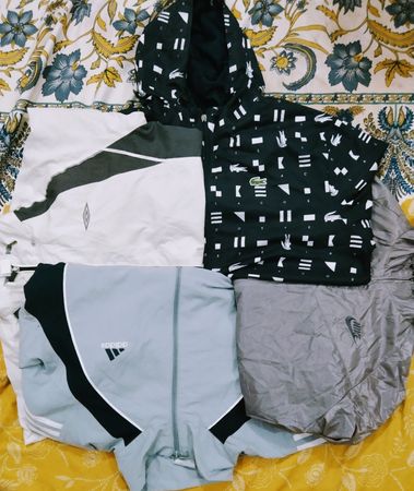 Mix branded track jacket