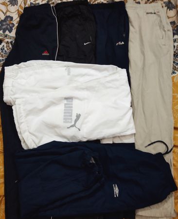 Mix branded track pants