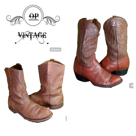 Op vintage 130 Branded Cowboy Boots
