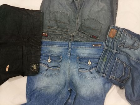 Low Rise Detailing Jeans