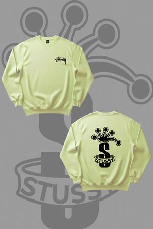 S stussy girls sweatshirts in rework style