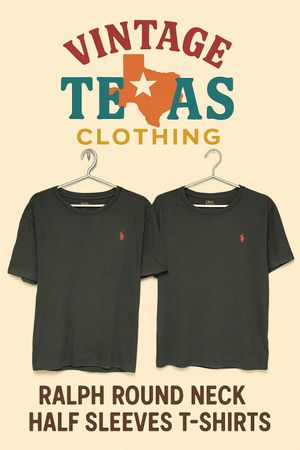 Camisetas com decote redondo Ralph Lauren (RLT-0001)