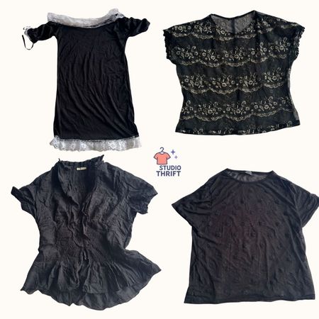 Y2K Gothic Black Bundle(HS-004)