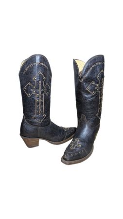 MV374# Premium Quality Famous Brand Vintage Cowboy Boots