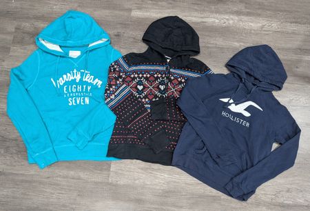 1689 - American Eagle, Hollister, Aeropostale & Abercrombie Hoodies