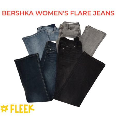 Denim flare jeans
