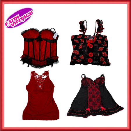 Ruby Noir Y2K Mix Tops and Dresses Bundle(FV-273)