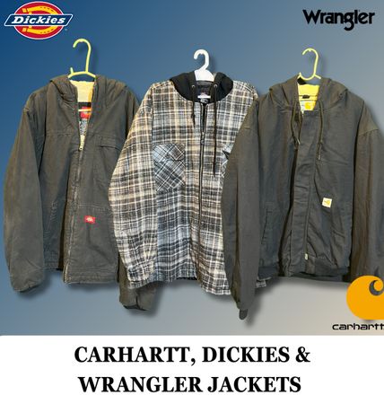 Carhartt, Dickies and Wrangler Premium Jackets