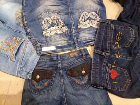 Awesome Jeans (brand) bongo, wallflower, bebe, etc