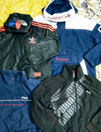 Mix branded track jacket