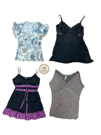 Y2K tropical tops 10 pcs A 206