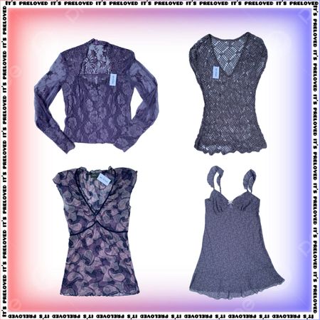 Lavendel-Romanze-Set - Tops, Kleider, Röcke (SS-1773)