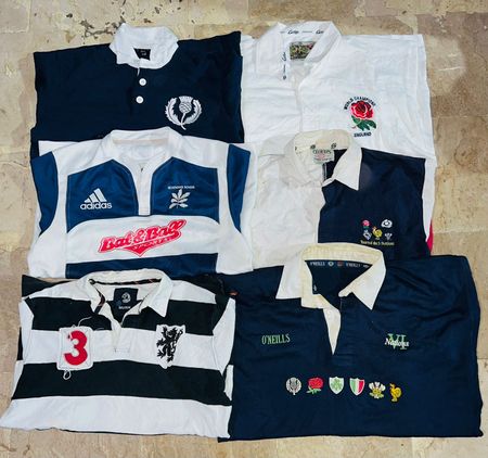 mix vintage club rugby shirts bundle 8