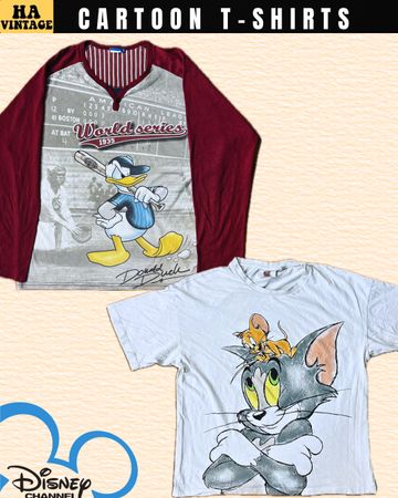 Cartoon Graphic T-Shirt Bundle (Mixed Prints)