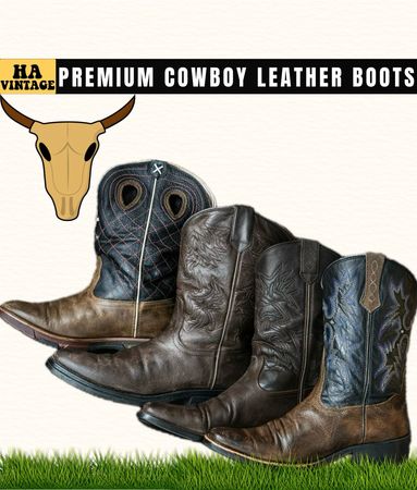Botas de Cowboy Vintage Premium