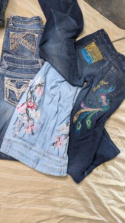baby path and grace and other flare jeans