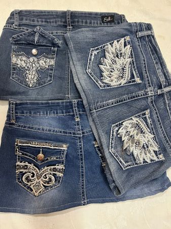 Y2k Embellished Mini Skirts