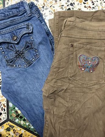 Y2Kフレアジーンズ