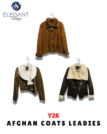 Y2K Afghan Coats Ladies - EV1615