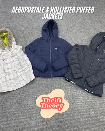 Aeropostal & Hollister Puffer Jackets - (27/12)
