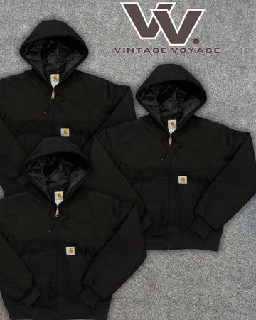 Carhartt reworked style black active jackets #2712