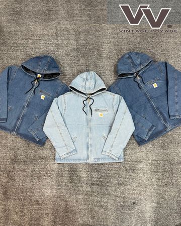 Carhartt reworked style denim active Detroit jackets #2712