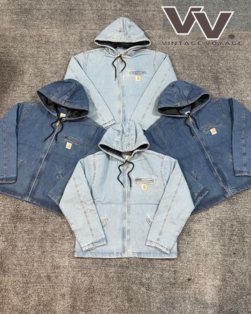 Carhartt reworked style denim active Detroit jackets #2712
