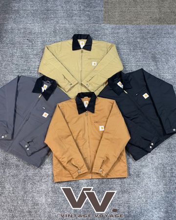 Carhartt reworked style mix colour button Detroit jackets #2712