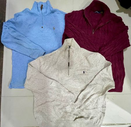 Ralph lauren quarter zips