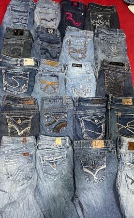 Calça jeans Y2K fleyeard