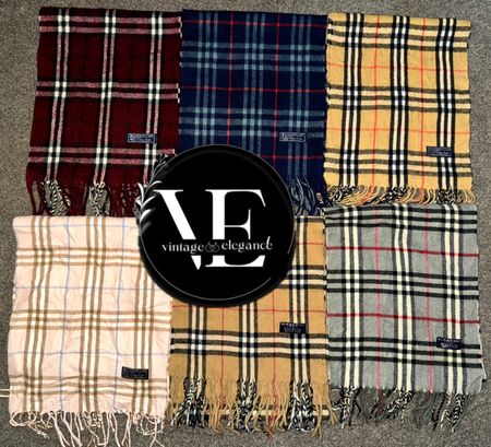 bufandas de Burberry